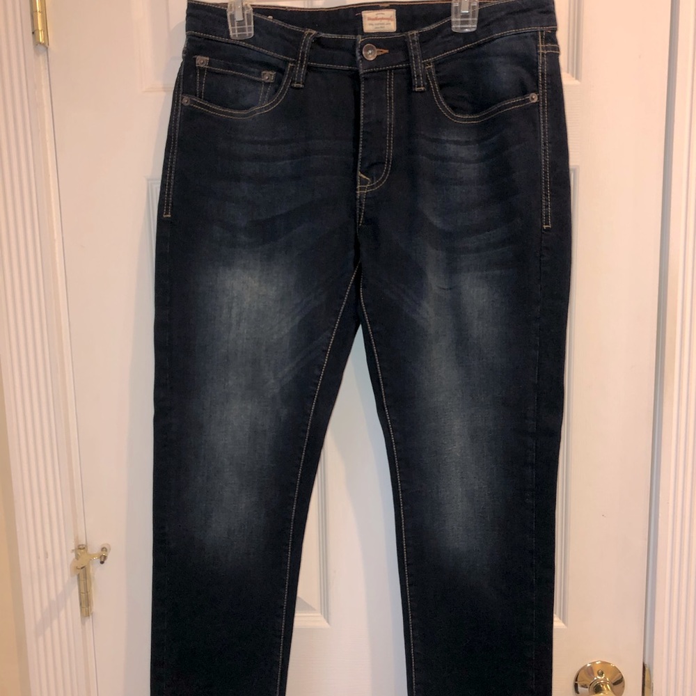 Vintage brand slim fit.  34x30